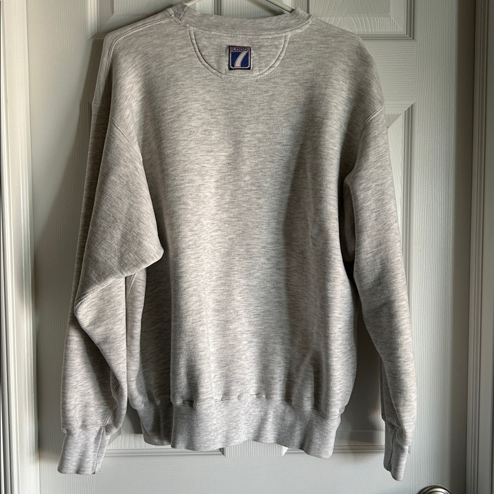 Vintage Gray Chicago Bears Embroidered Crewneck Sweatshirt - Picture 5 of 6